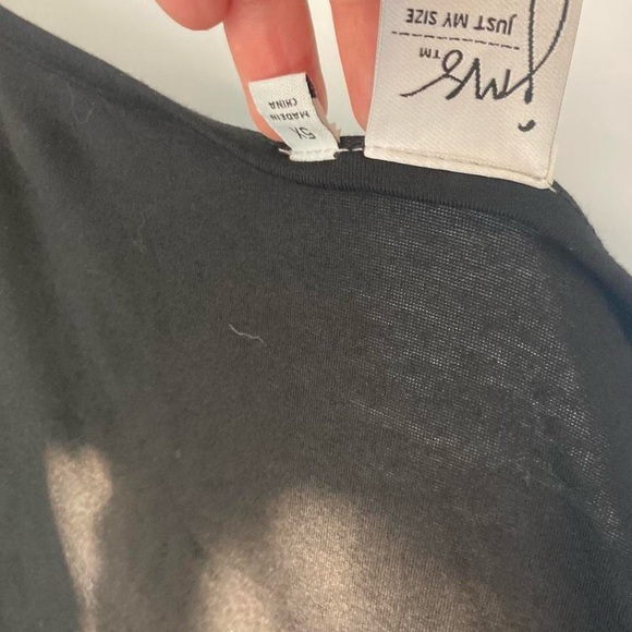 black sequin long sleeve blouse 5X JMS - Picture 3 of 4